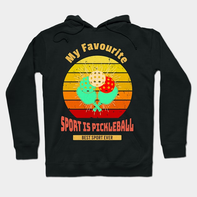 My Favourite Sport Is Pickleball Hoodie by VisionDesigner